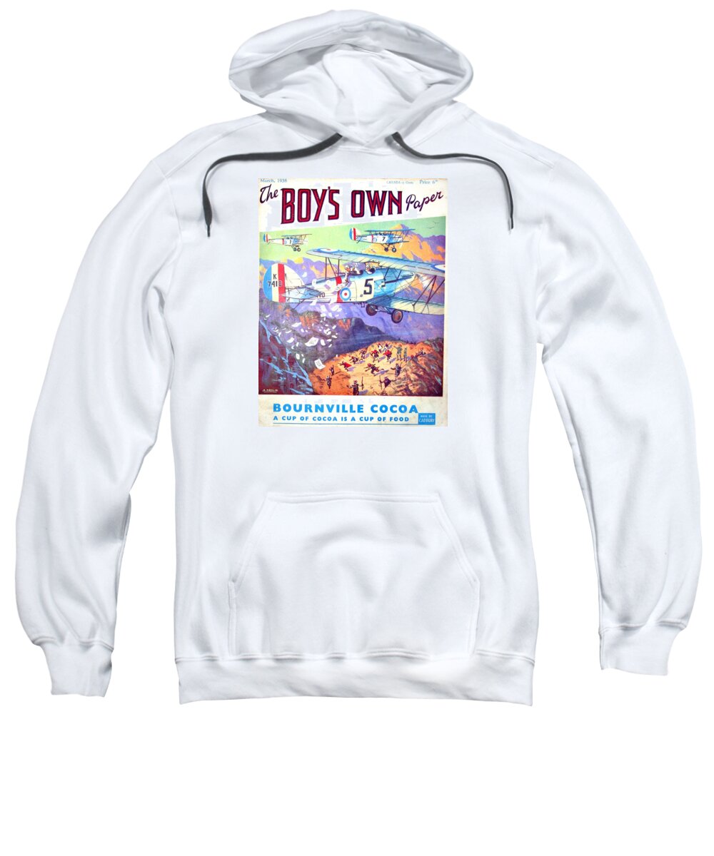 Boy's Own Sweatshirt featuring the photograph Boys own paper 1938 by Nigel Radcliffe