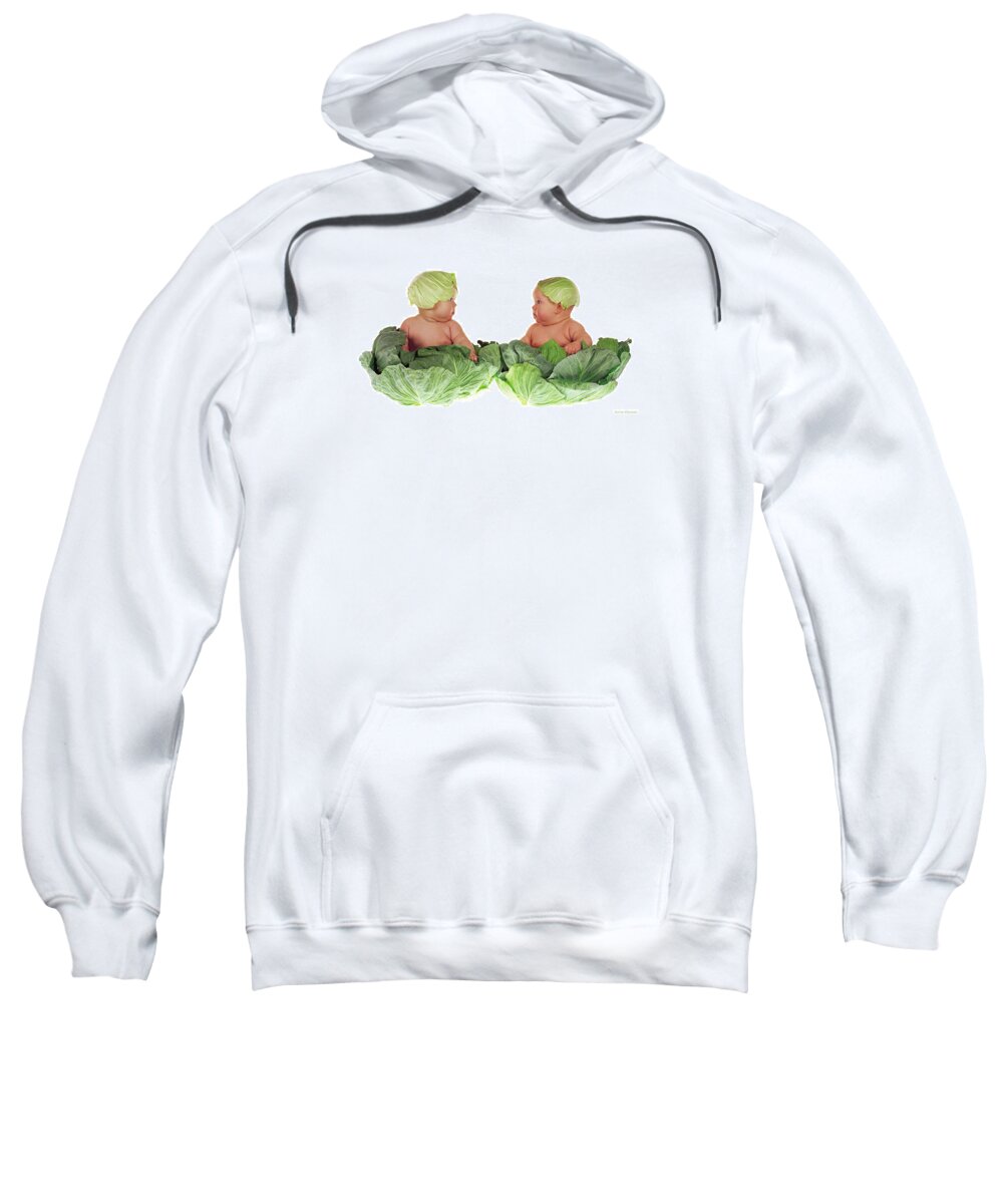 Baby Sweatshirt featuring the photograph Cabbage Kids by Anne Geddes