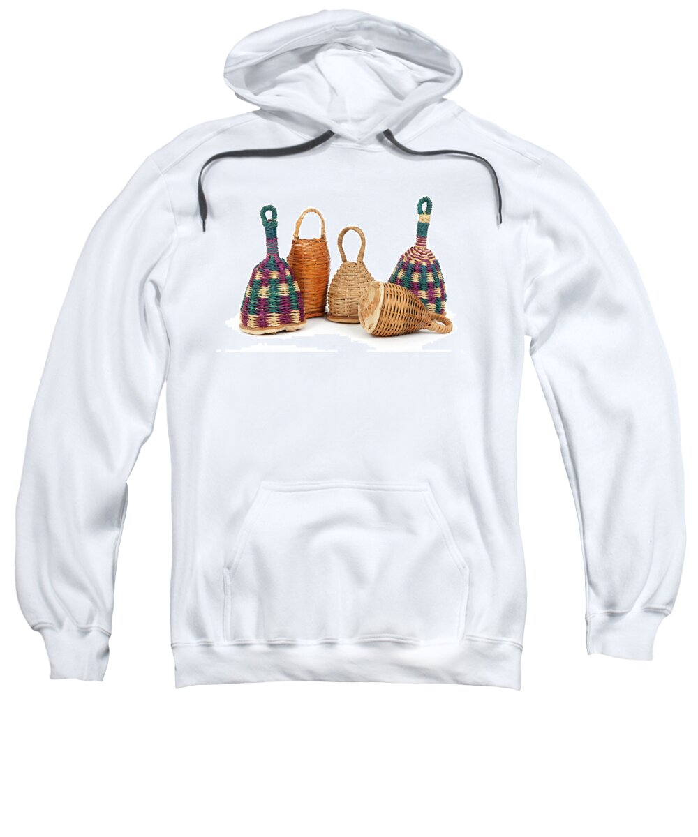Caxixi Sweatshirt featuring the photograph Caxixi shakers by GoodMood Art
