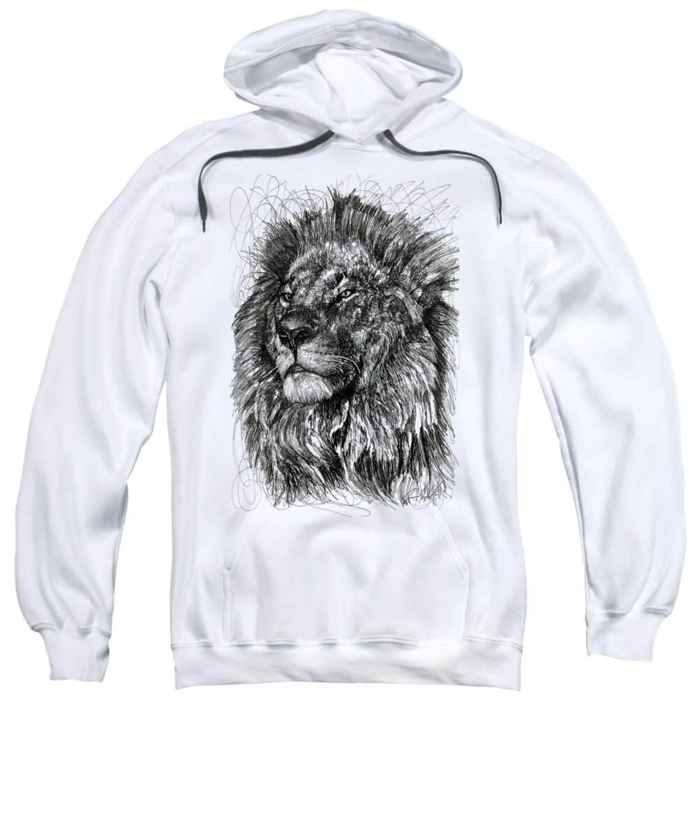 Cecil The Lion Adult Pull-Over Hoodie by Michael Volpicelli - Fine Art  America