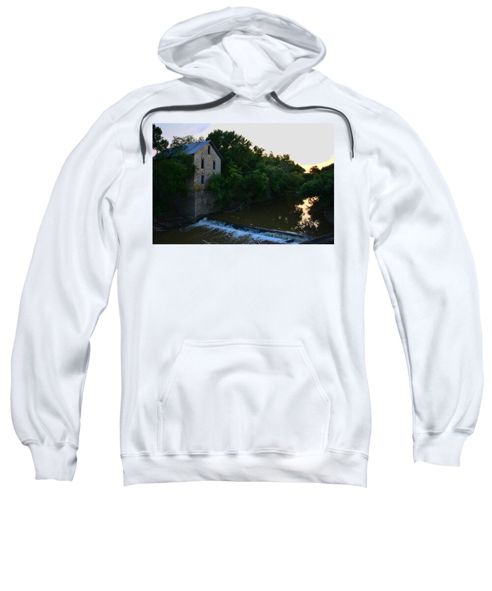 Mill Sweatshirt featuring the photograph Cedar Point Mill by Keith Stokes