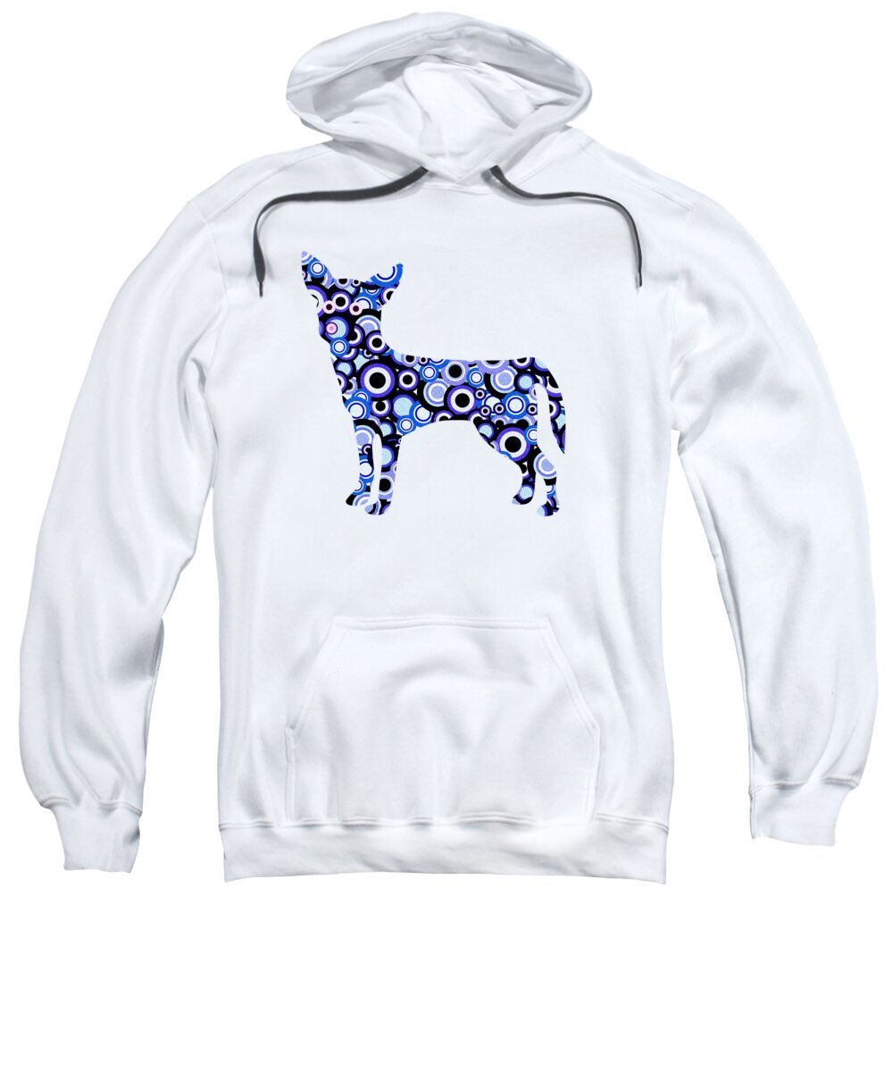 Malakhova Sweatshirt featuring the digital art Chihuahua - Animal Art by Anastasiya Malakhova