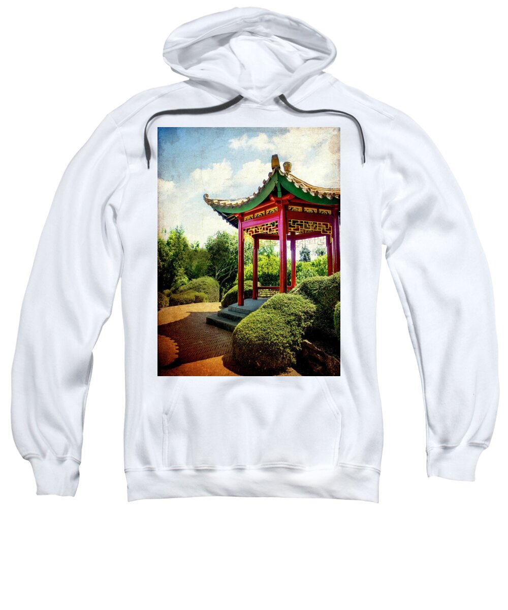 New Zealand Sweatshirt featuring the photograph China in New Zealand by Kathryn McBride