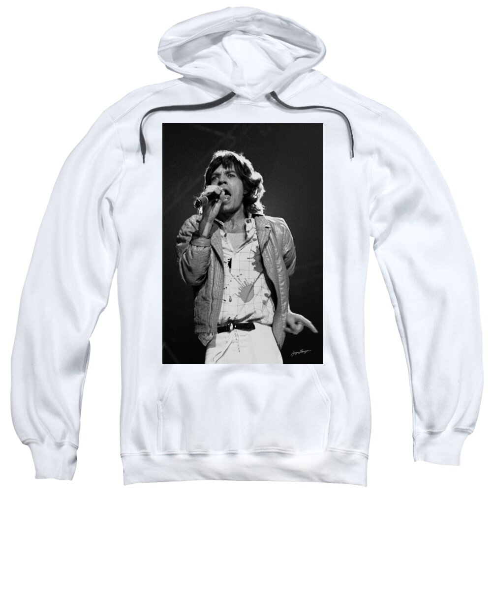 Mick Jagger Sweatshirt featuring the photograph Classic Mick by Jurgen Lorenzen