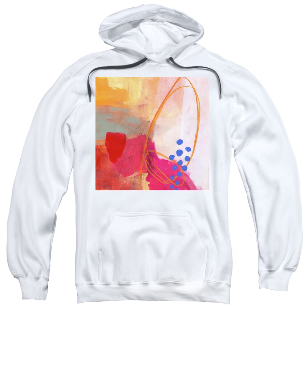 Abstract Art Sweatshirt featuring the painting Color, Pattern, Line #2 by Jane Davies