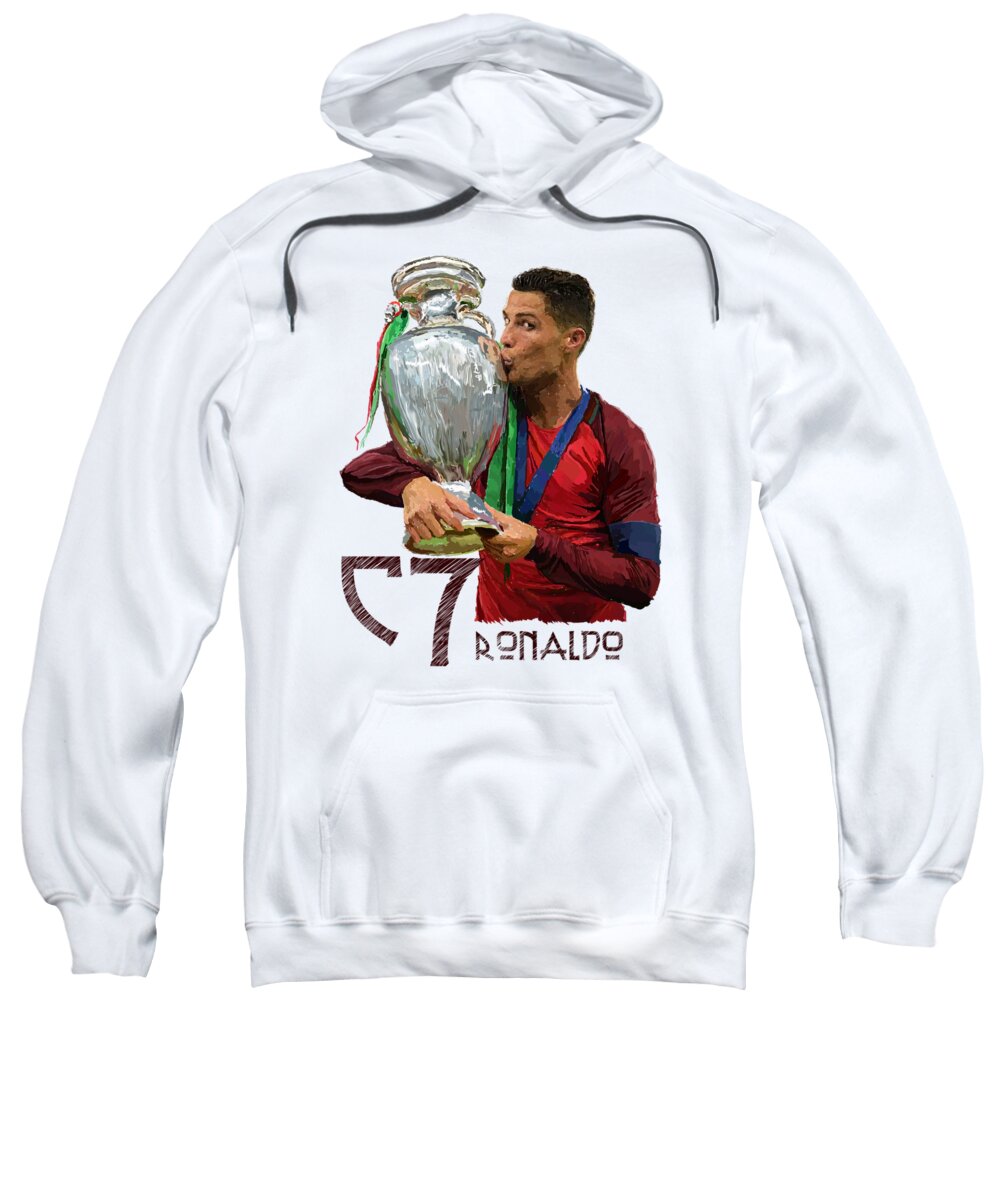Cristiano Ronaldo Art Kids T-Shirts for Sale