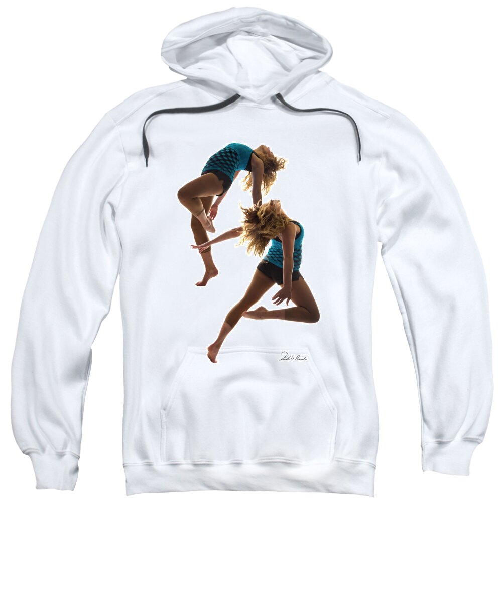 Dance Sweatshirt featuring the photograph Dancing with Myself by Frederic A Reinecke