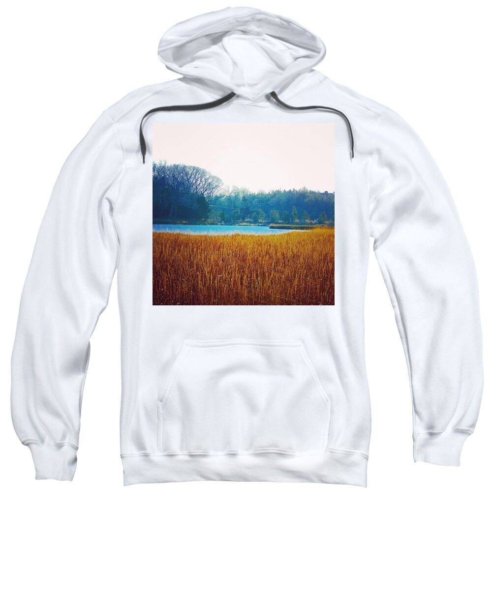 Land Sweatshirt featuring the photograph Untouched Backroads by Kate Arsenault 