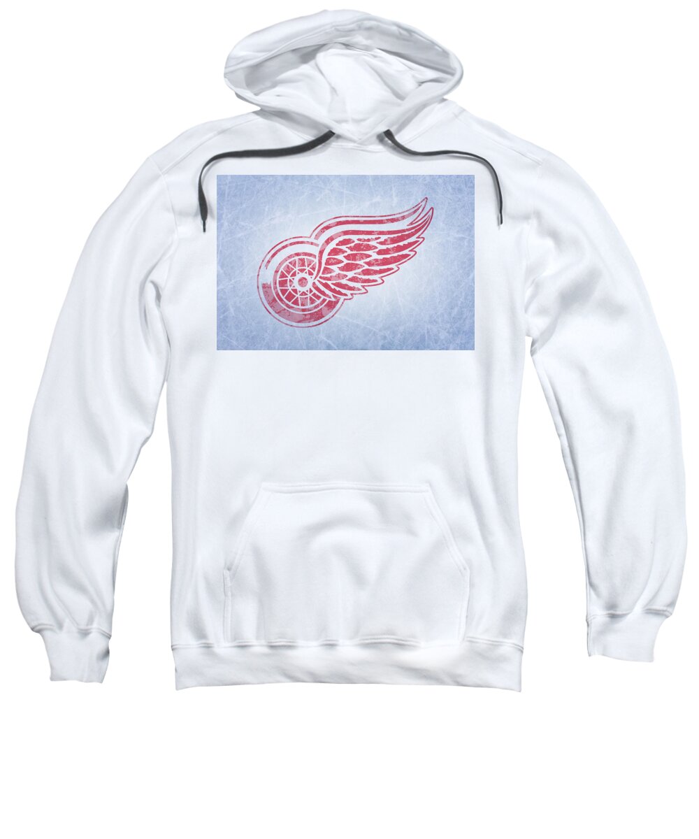 Nhl Detroit Red Wings Boys' Poly Fleece Hooded Sweatshirt : Target
