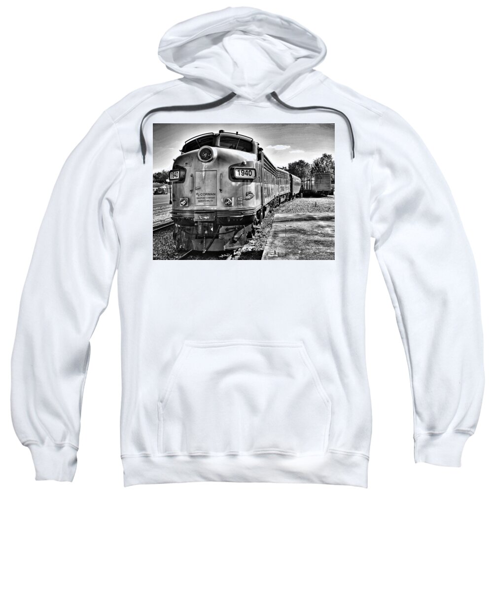 Train Sweatshirt featuring the photograph Dinner Train by Joseph Caban