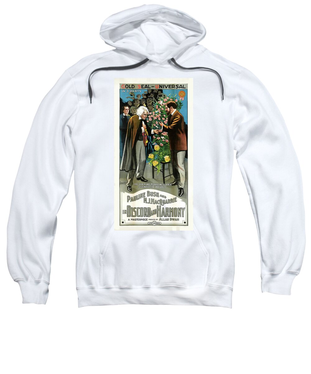 Movie Sweatshirt featuring the drawing Discord and Harmony by Mountain Dreams