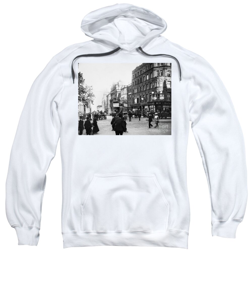 1910s Sweatshirt featuring the photograph Dublin: Nassau Street by Granger