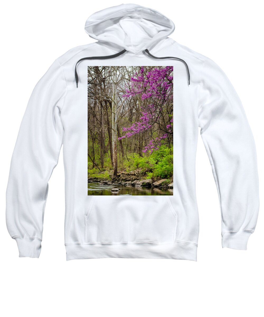 Nature Sweatshirt featuring the photograph Early Spring on Mill Creek by Jeff Phillippi
