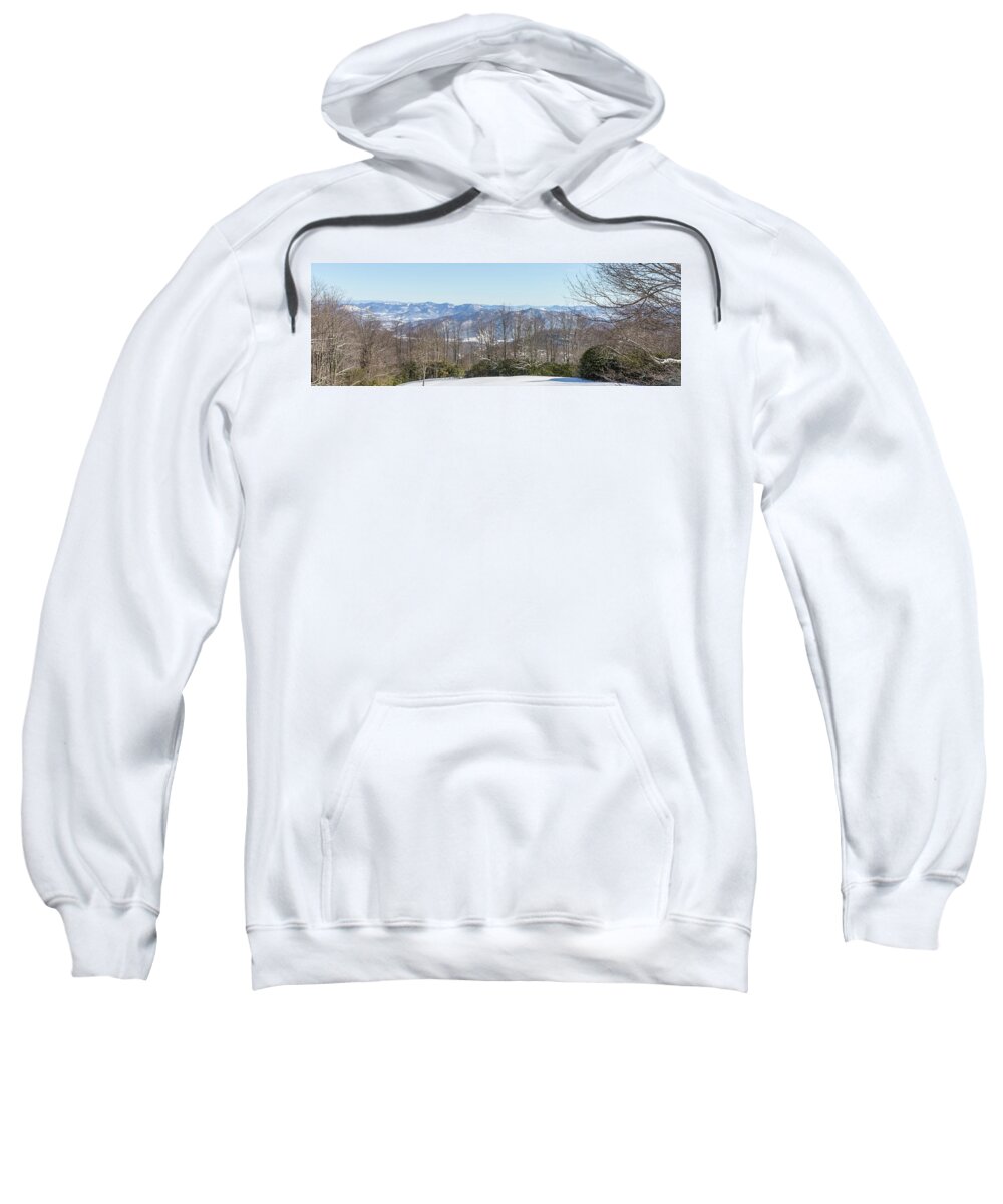 Snowscape Sweatshirt featuring the photograph Easterly Winter View by D K Wall