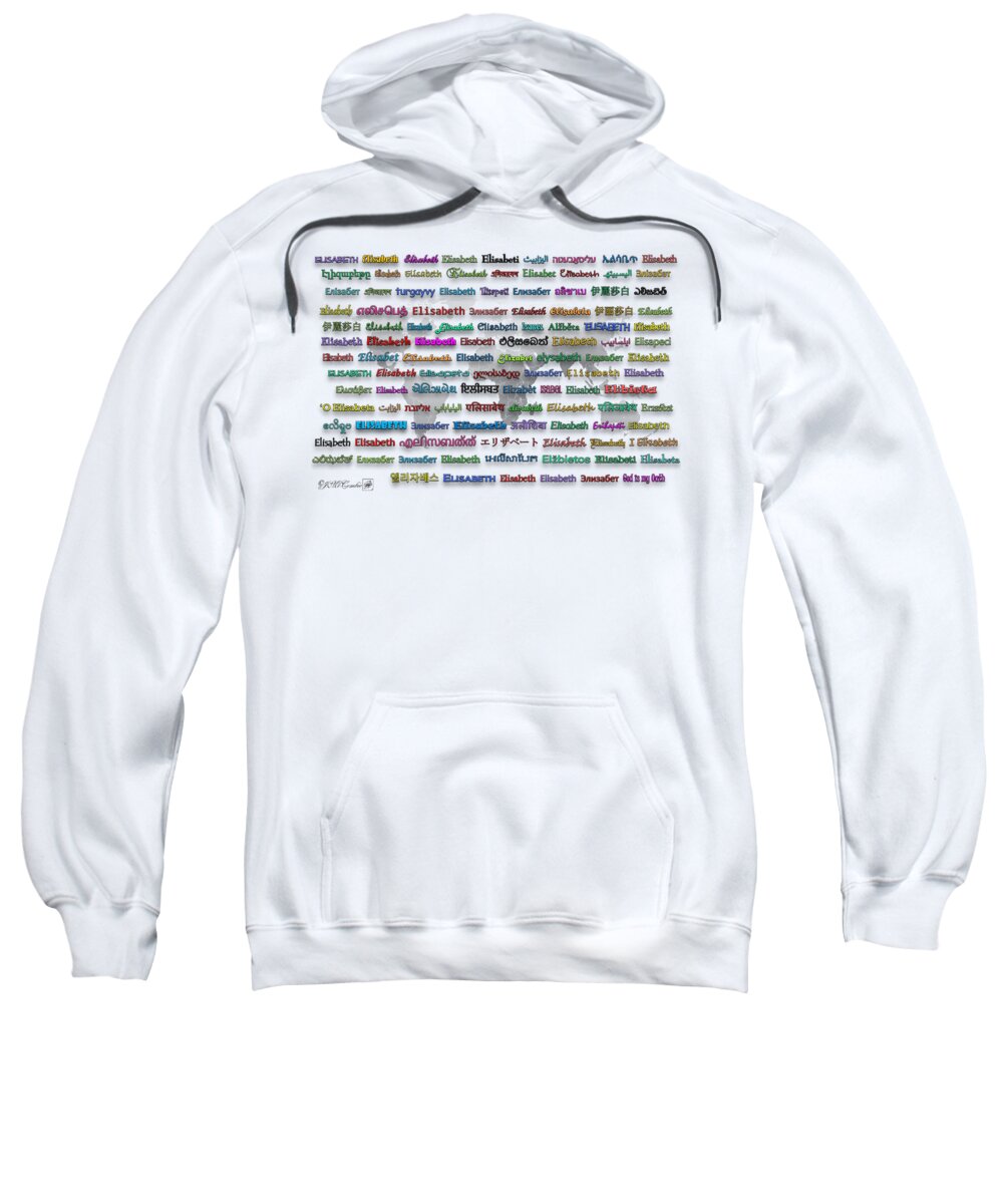 Mccombie Sweatshirt featuring the digital art Elisabeth by J McCombie