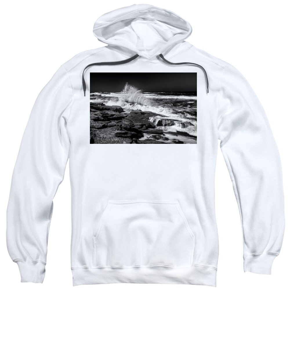 Crystal Yingling Sweatshirt featuring the photograph Evening Tide by Ghostwinds Photography