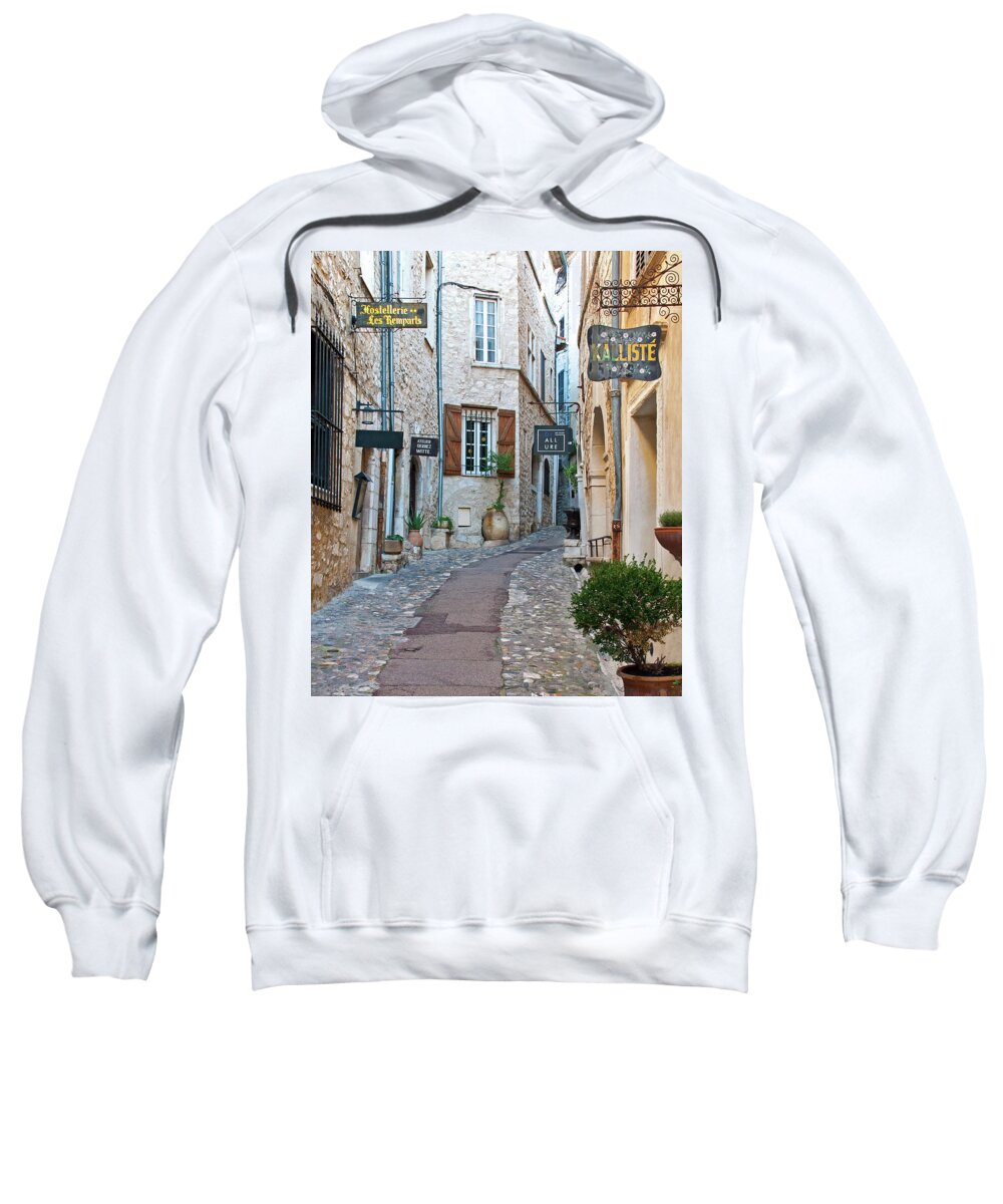 St Paul De Vence Sweatshirt featuring the photograph Exploring St. Paul De Vence - France by Denise Strahm