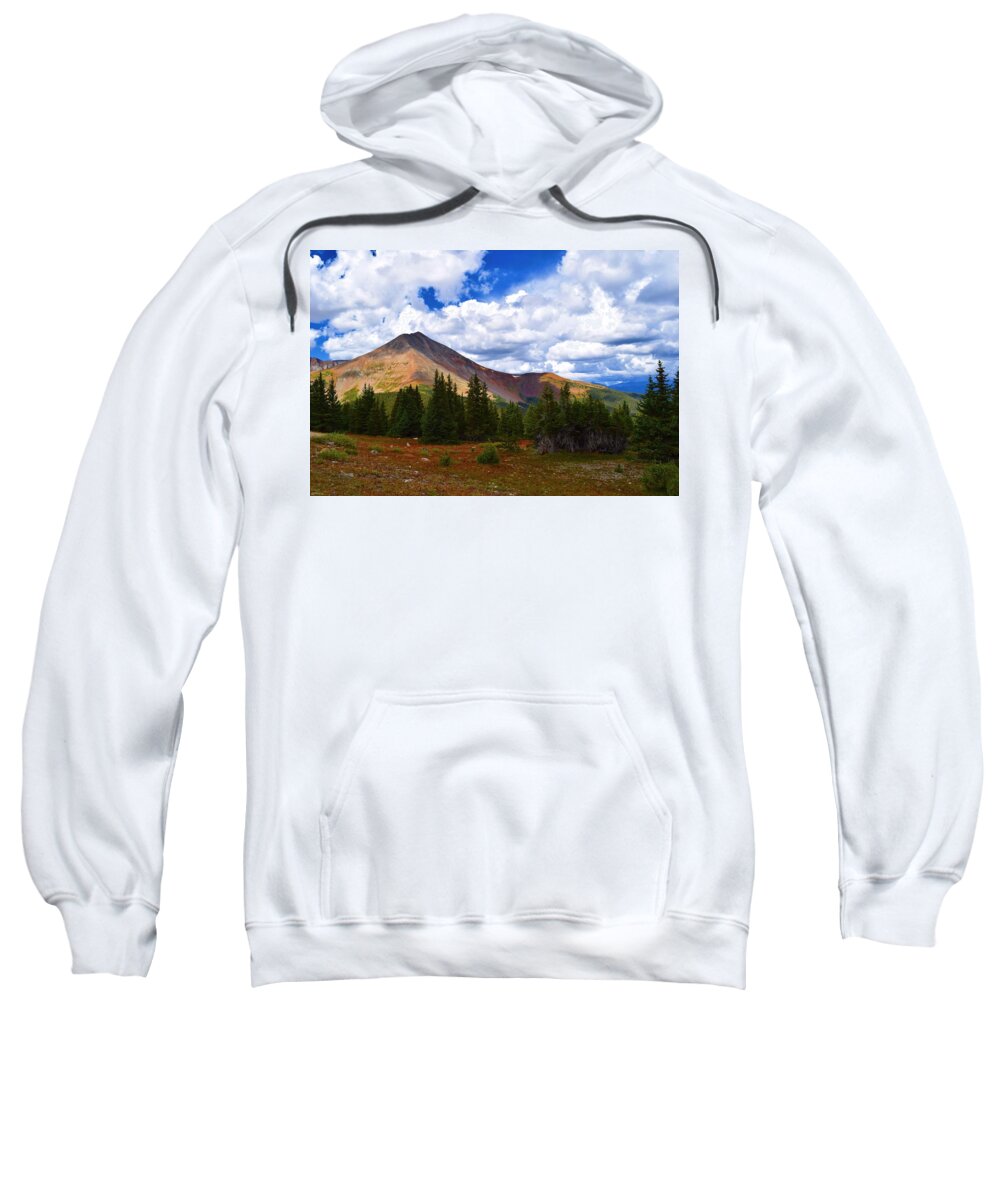 Fall Sweatshirt featuring the photograph Fall in the Mountains by Outside the door By Patt