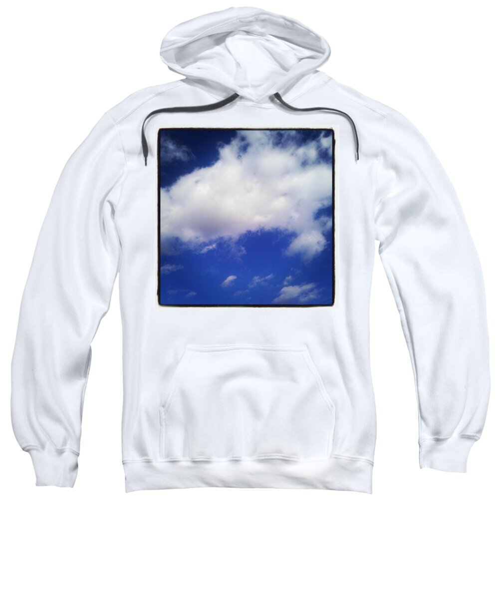  Sweatshirt featuring the photograph Fluffy Lil Cloud by Tonya Kitts