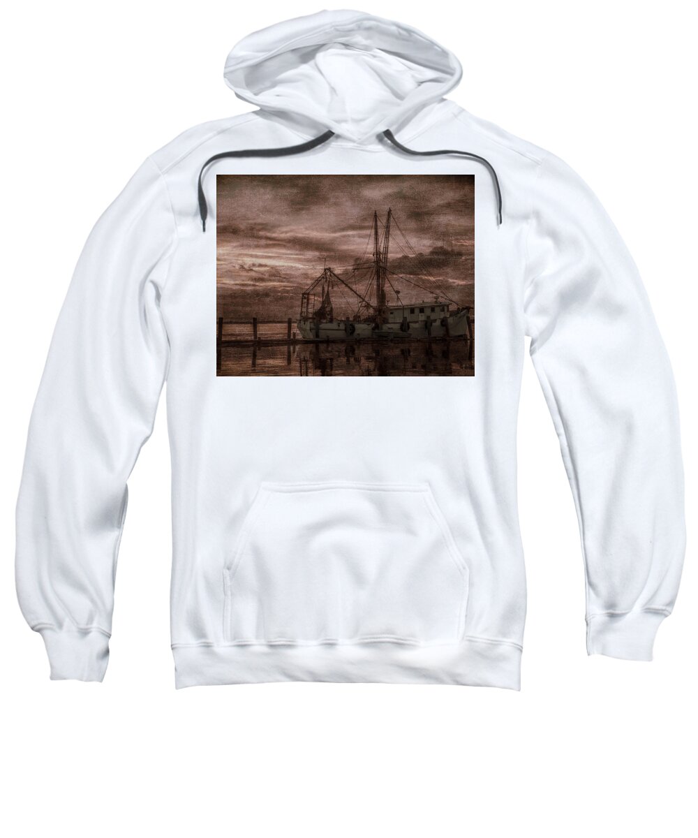 Fine Art Prints Sweatshirt featuring the photograph Ghost Ship by Dave Bosse