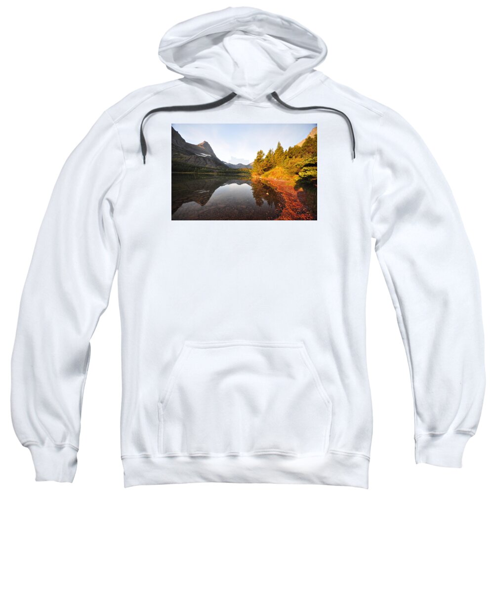 Mountain Sweatshirt featuring the photograph Glacier National Park by Jedediah Hohf