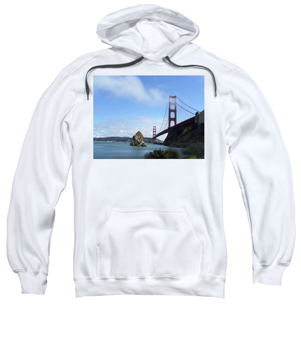 Golden Gate Bridge Sweatshirt featuring the photograph Golden Gate Bridge by Sumoflam Photography