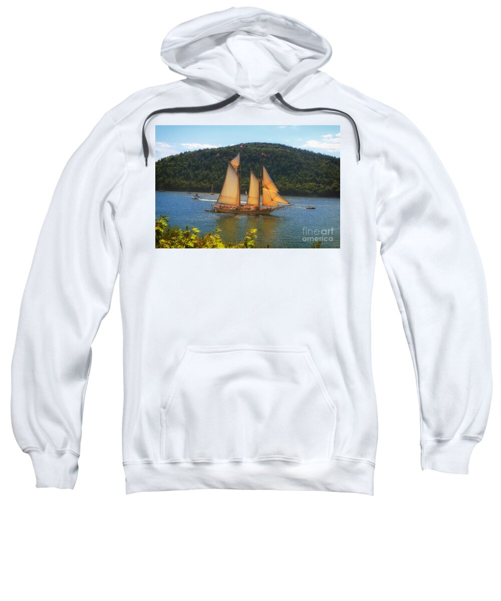 Tall Ship Sweatshirt featuring the photograph Grandiose by Elizabeth Dow