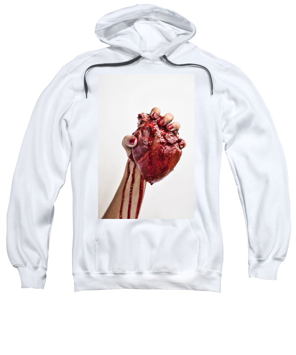 Heart Sweatshirt featuring the photograph HeartBreaker by John Crothers