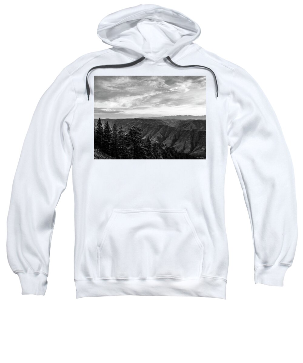 Oregon Sweatshirt featuring the photograph Hells Canyon Drama by Steven Clark