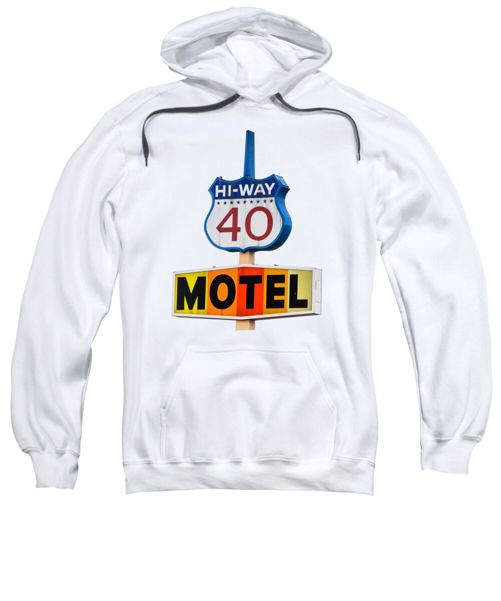 Motel Sweatshirt featuring the photograph Hi-Way 40 Motel by Rick Mosher