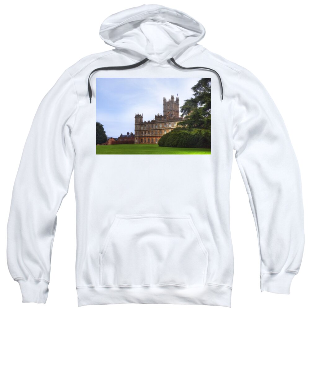 Highclere Castle Sweatshirt featuring the photograph Highclere Castle by Joana Kruse