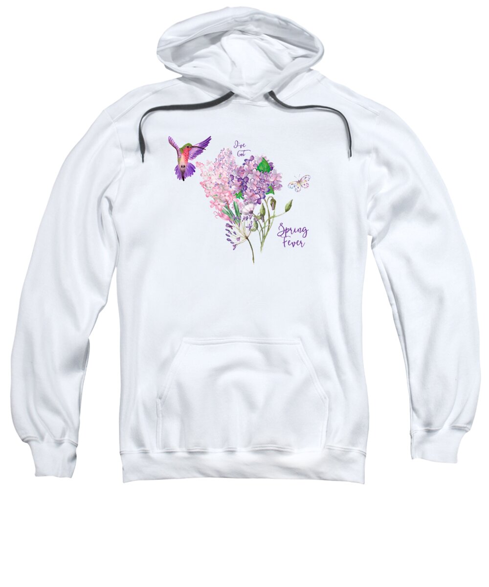 Flowers Sweatshirt featuring the photograph I've Got Spring Fever by Lynn Bauer