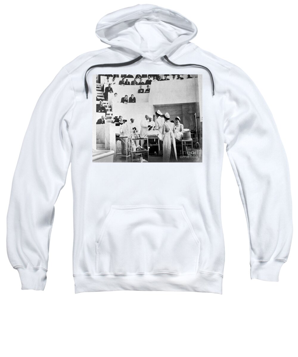 Medical Sweatshirt featuring the photograph John Hopkins Operating Theater, 19031904 by Science Source