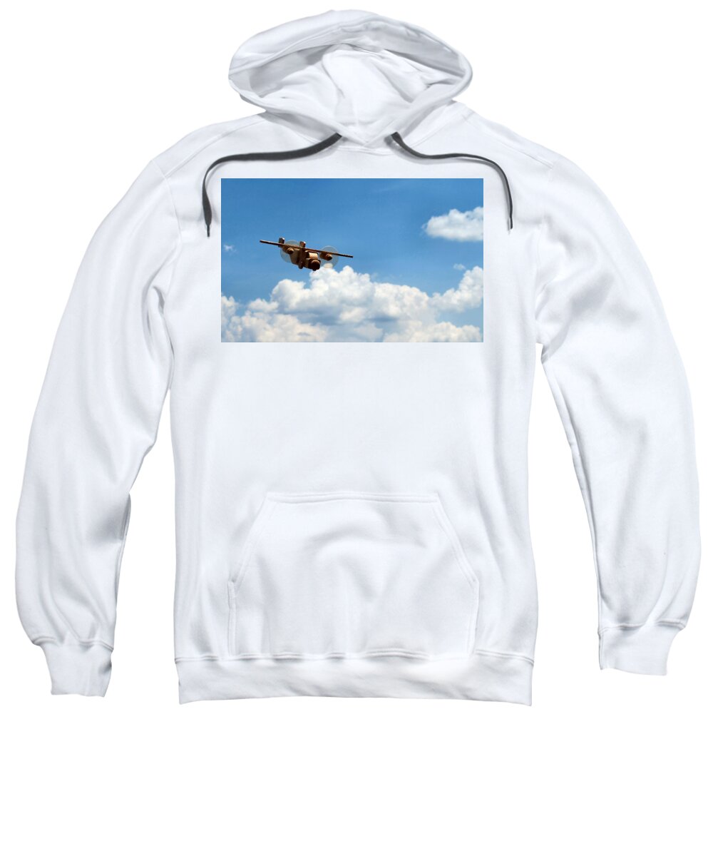 Toy Airplane Sweatshirt featuring the photograph Jouet Escadrille - 1 by Lin Grosvenor