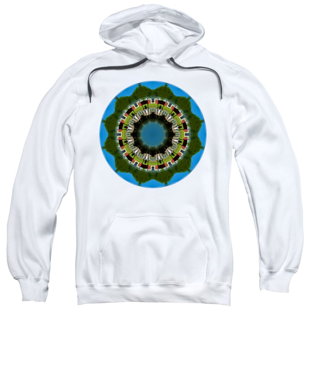 Kaleidoscope Sweatshirt featuring the photograph Kaleidos - Hyannis02 by Jack Torcello