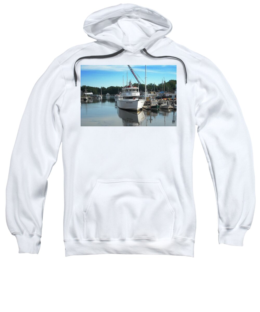 Kennebunk Sweatshirt featuring the photograph Kennubunk, Maine -1 by Jerry Battle