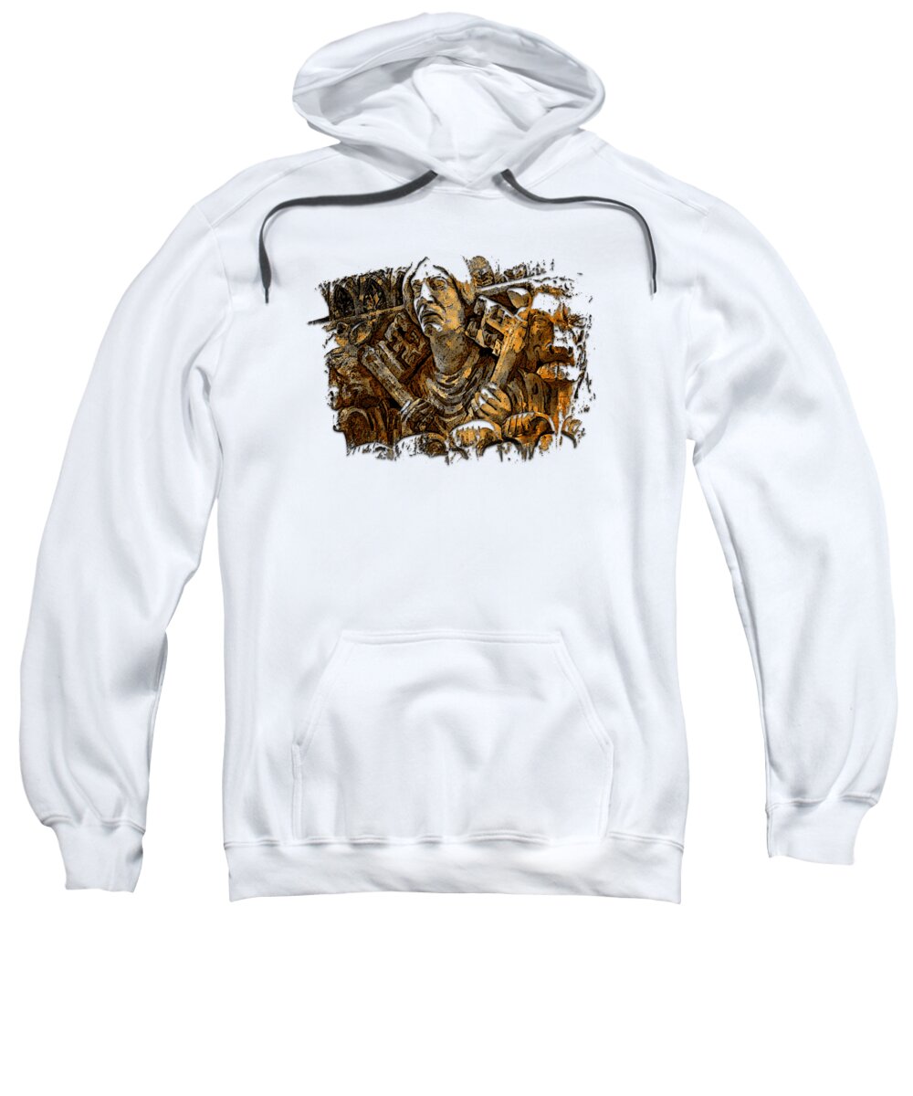Keys Sweatshirt featuring the photograph Keys To The City Earthy 3 Dimensional by DiDesigns Graphics