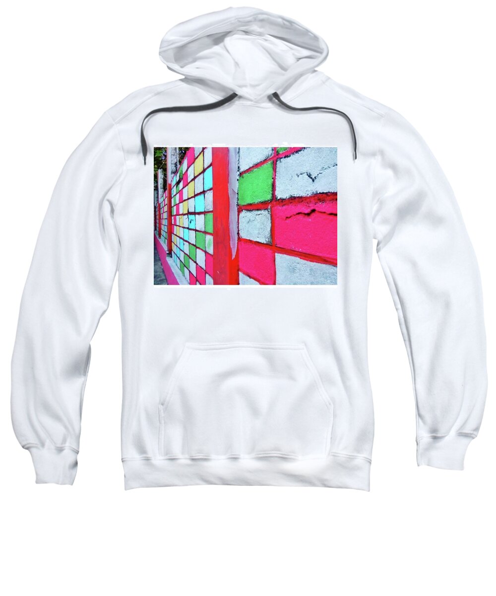 Beyondstreetsnplaces Sweatshirt featuring the photograph Let's Start A Bright, Fun And Colorful by Loly Lucious