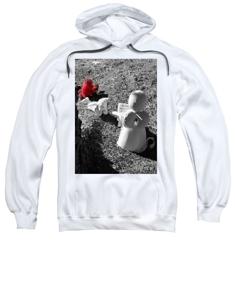 Listening Sweatshirt featuring the photograph Listening by Marie Neder