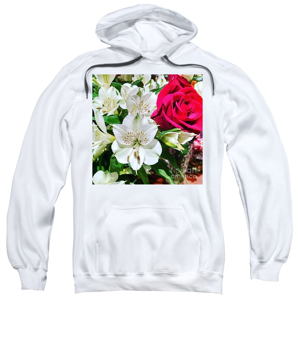 Rose Sweatshirt featuring the photograph Lovely flowers by Steven Wills