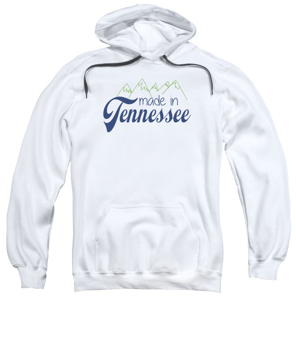 Tennessee Sweatshirt featuring the photograph Made in Tennessee Blue by Heather Applegate