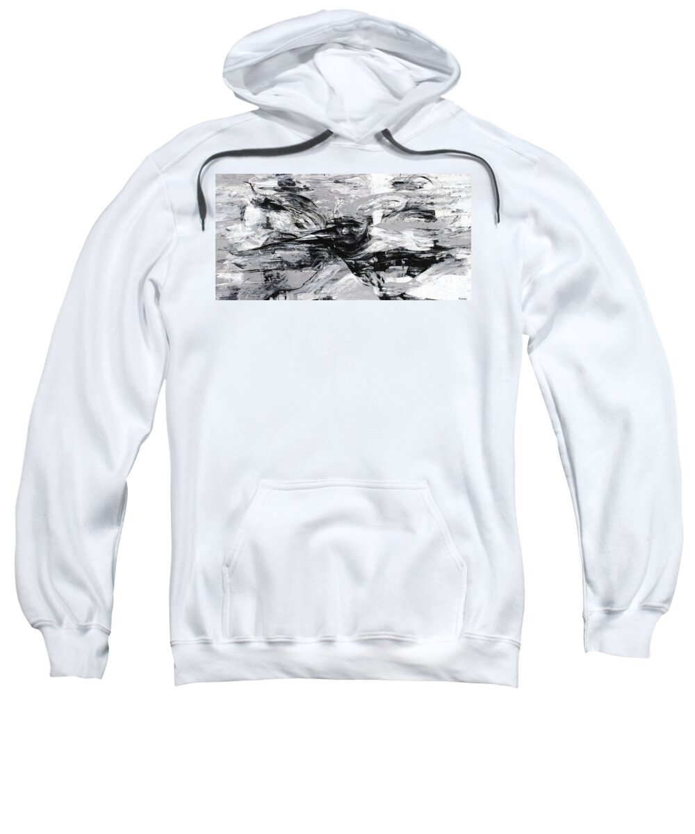 Superpower Sweatshirt featuring the painting My Superpower Saves No One by Jeff Klena