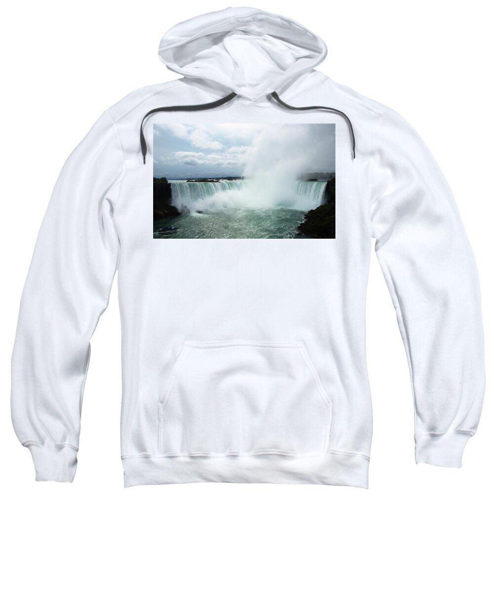 Niagara Falls Sweatshirt featuring the photograph Niagara Falls by Mary Capriole