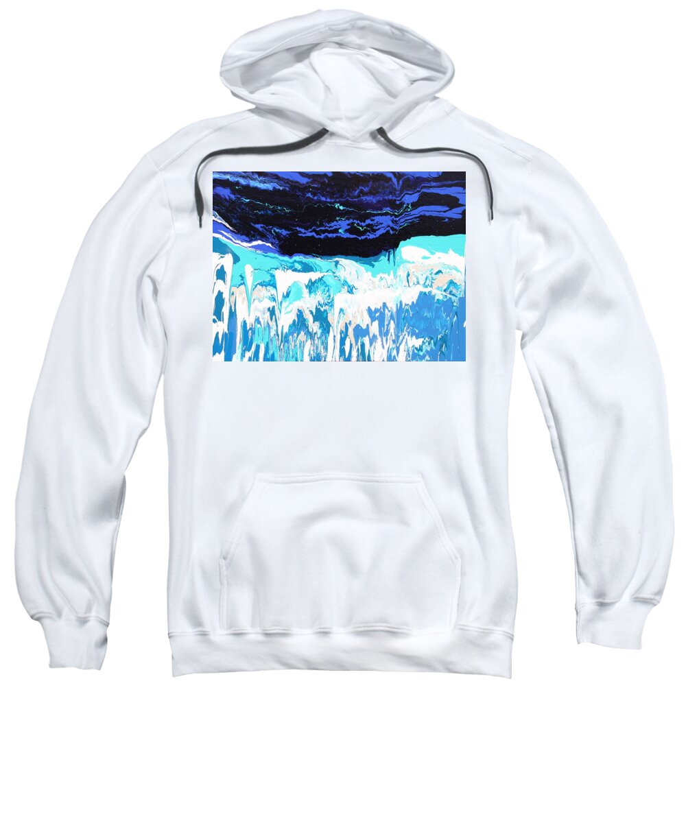 Fusionart Sweatshirt featuring the painting Niagara by Ralph White