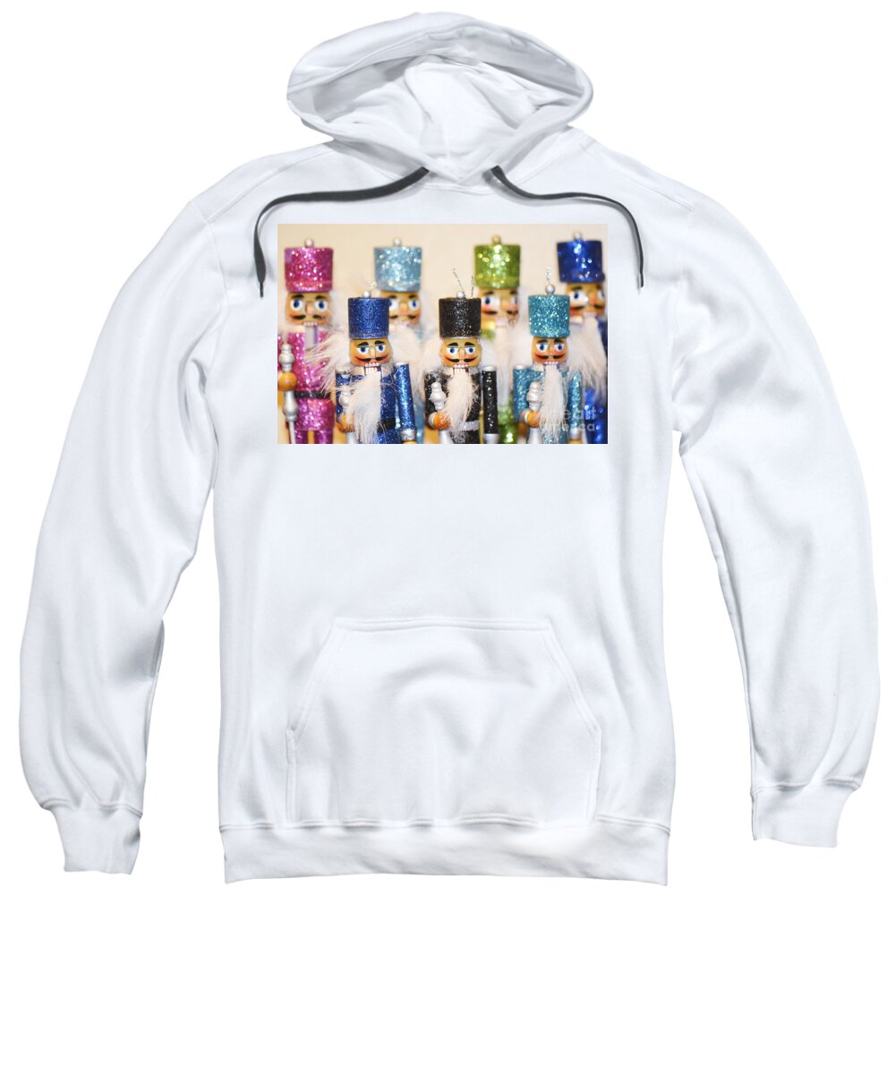 Nutcrackers Sweatshirt featuring the photograph Nutcracker March by Traci Cottingham