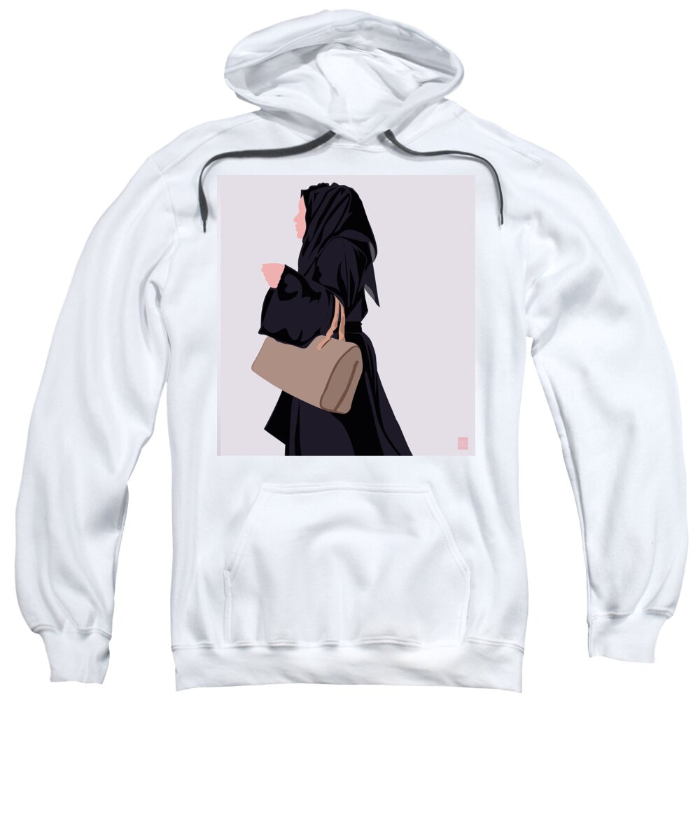 Islam Sweatshirt featuring the digital art On the Move by Scheme Of Things Graphics