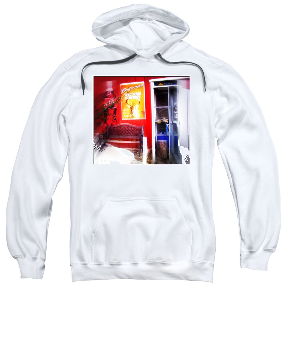 Photo Sweatshirt featuring the photograph Out Of My Calling Area by Susan Kinney