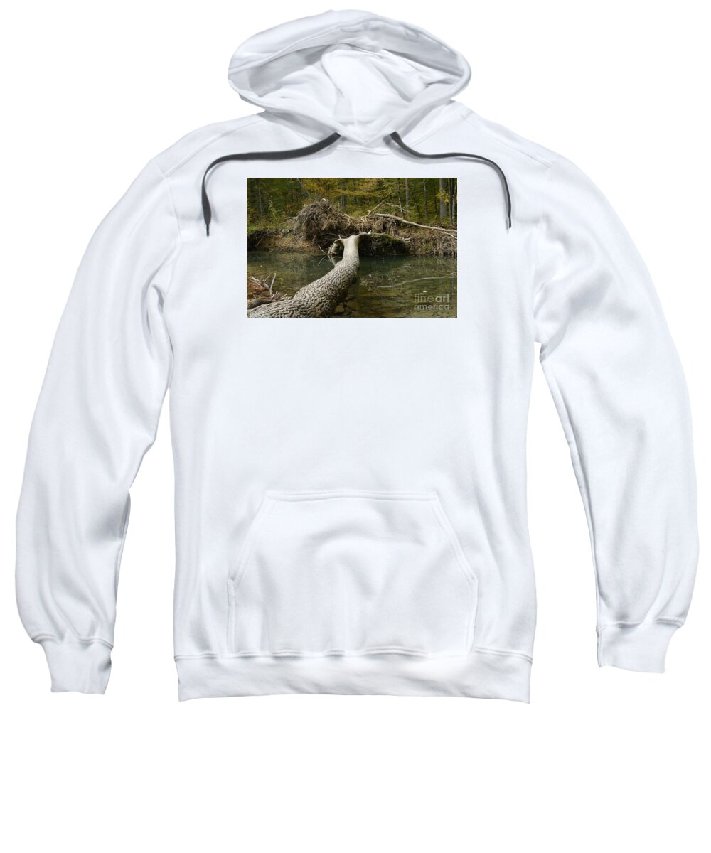 Mountain Streams Sweatshirt featuring the photograph Over On Clover by Randy Bodkins