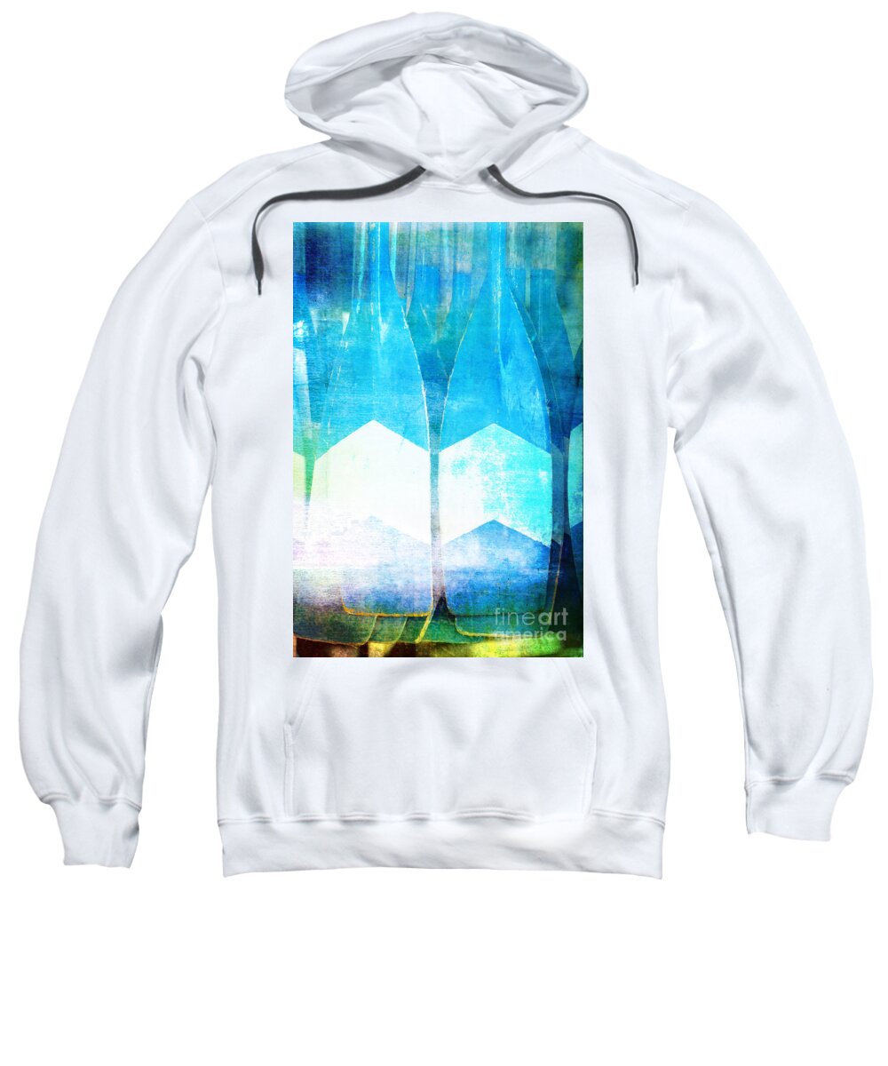 Fishing Sweatshirt featuring the digital art Paddles by Francelle Theriot