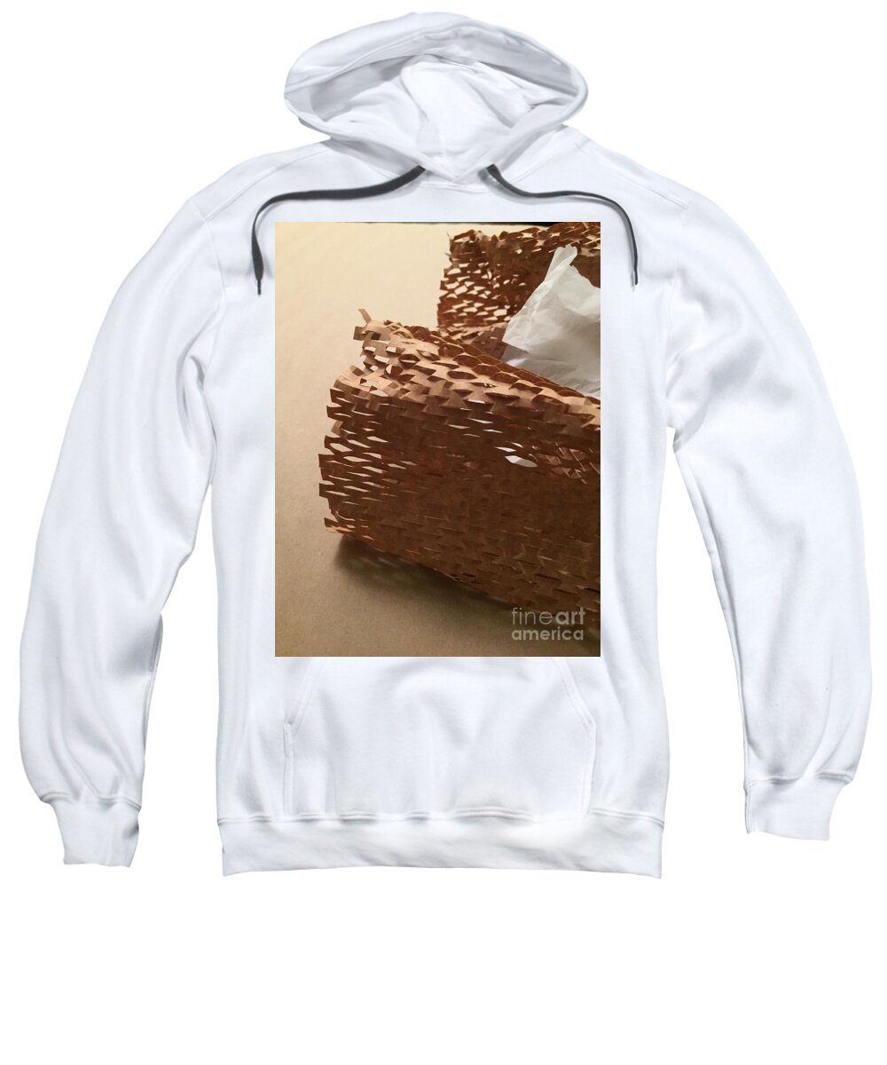Color Texture Pattern Light Sweatshirt featuring the photograph Paper Series 1-7 by J Doyne Miller